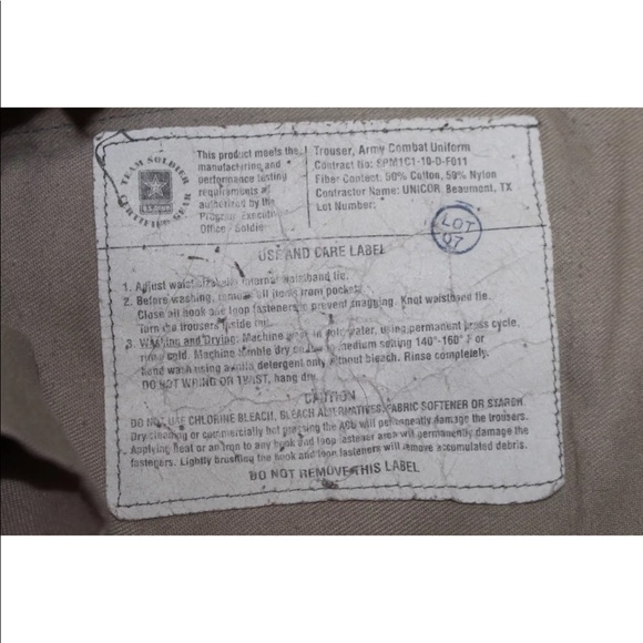 US ARMY COMBAT Cargo Pants Mens Military Digital - Picture 6 of 8